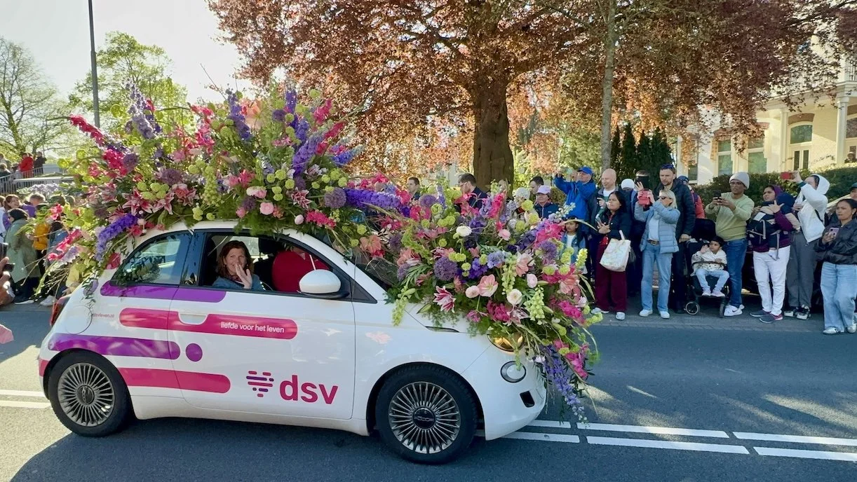  The Bloemencorso Bollenstreek flower parade, passing through Hillegom in the Netherlands  