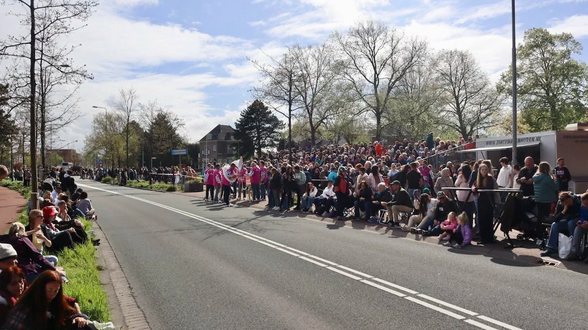  The Bloemencorso Bollenstreek flower parade, passing through Hillegom in the Netherlands  