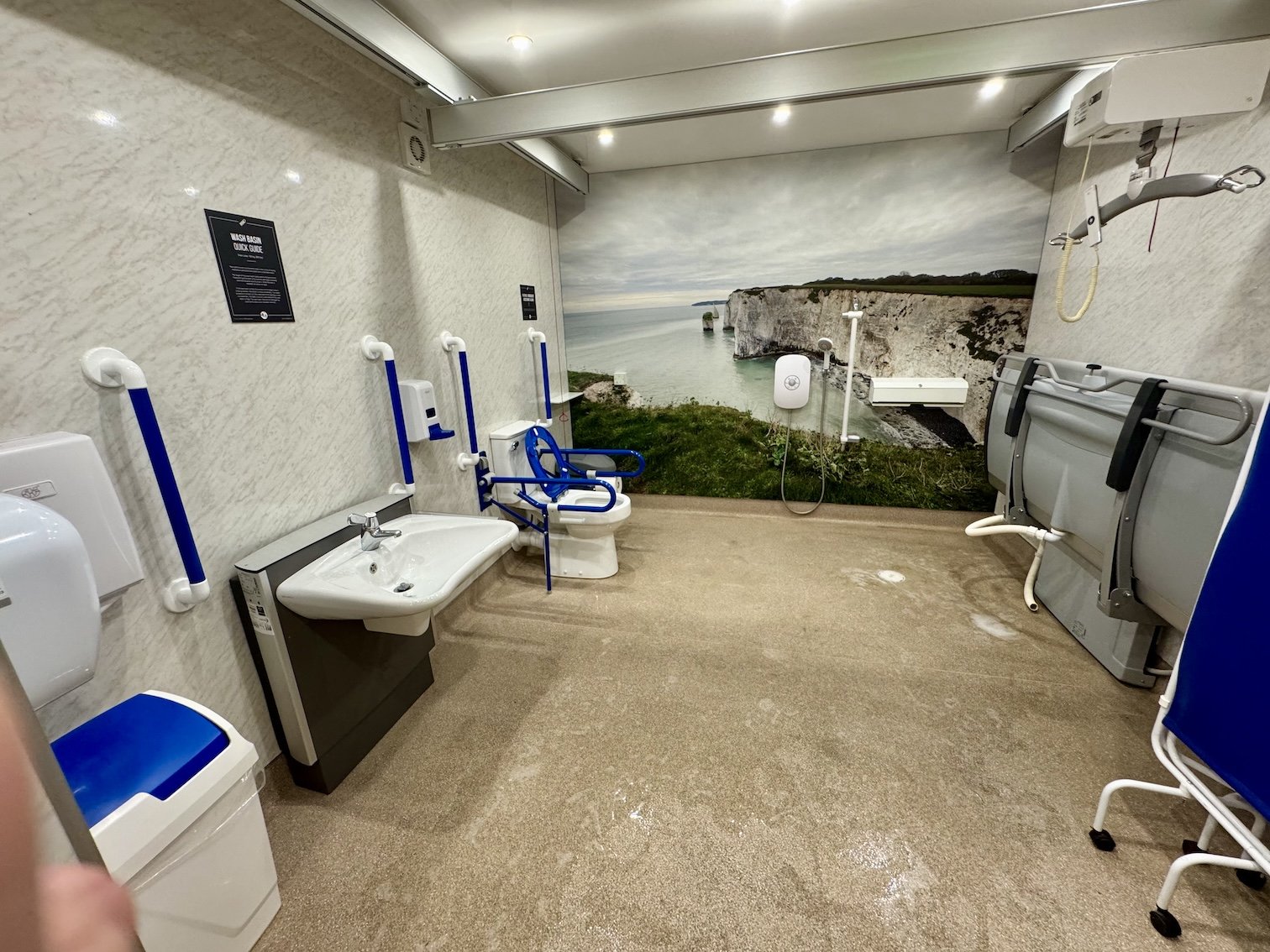  Changing Places toilet at National Trust Knoll Beach 