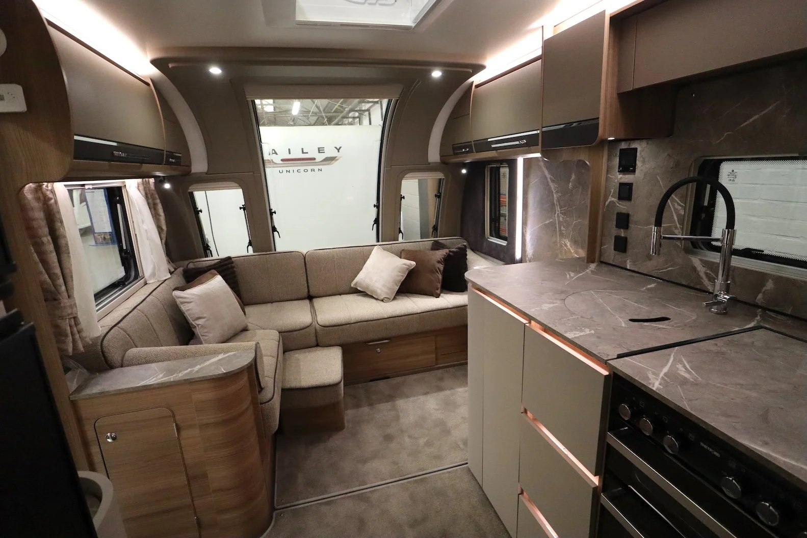 2027 Bailey Unicorn Grande Villena Caravan Interior