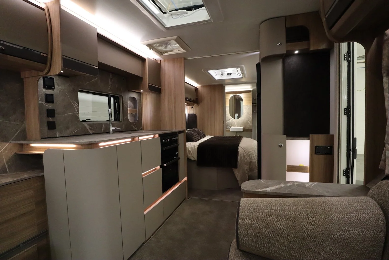 2027 Bailey Unicorn Grande Villena Caravan Interior