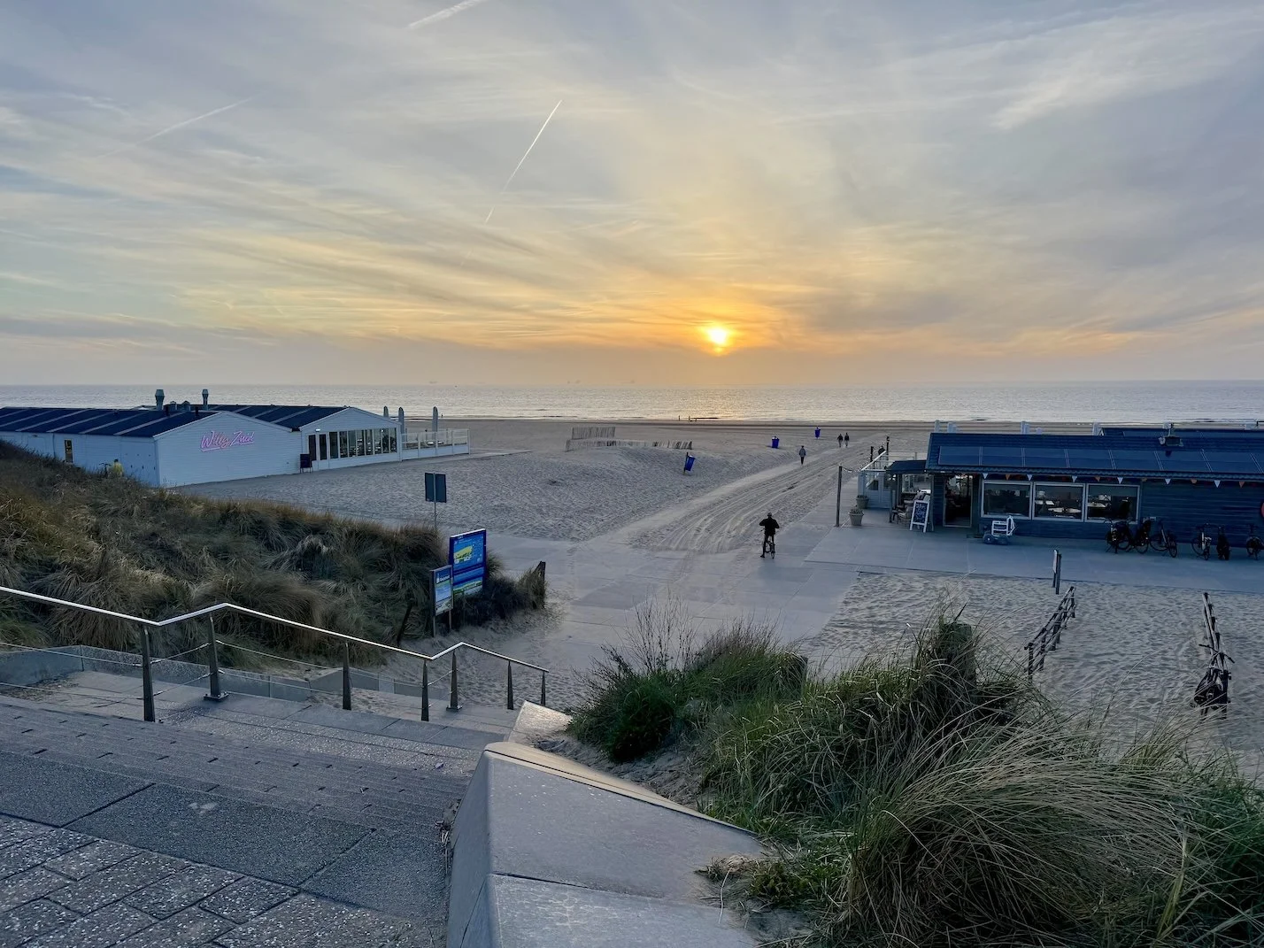 Wheelchair accessible beach at Katwijk aan Zee in the Netherlands