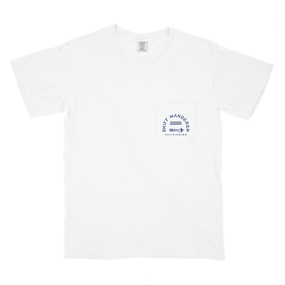 American Fly T-Shirt - White — The Skiff Wanderer Saltwater Fly Fishing  Vlog and Podcast