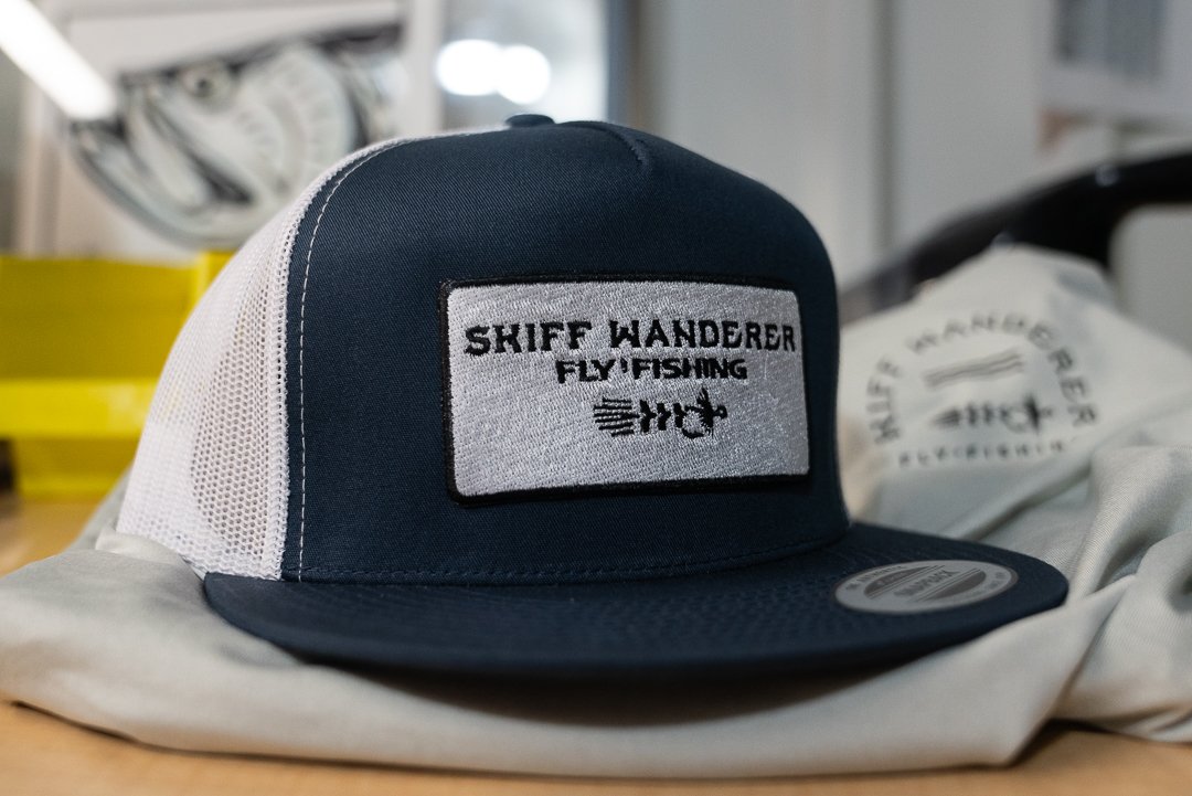 Skiff Wanderer Trucker Hat — The Skiff Wanderer Saltwater Fly