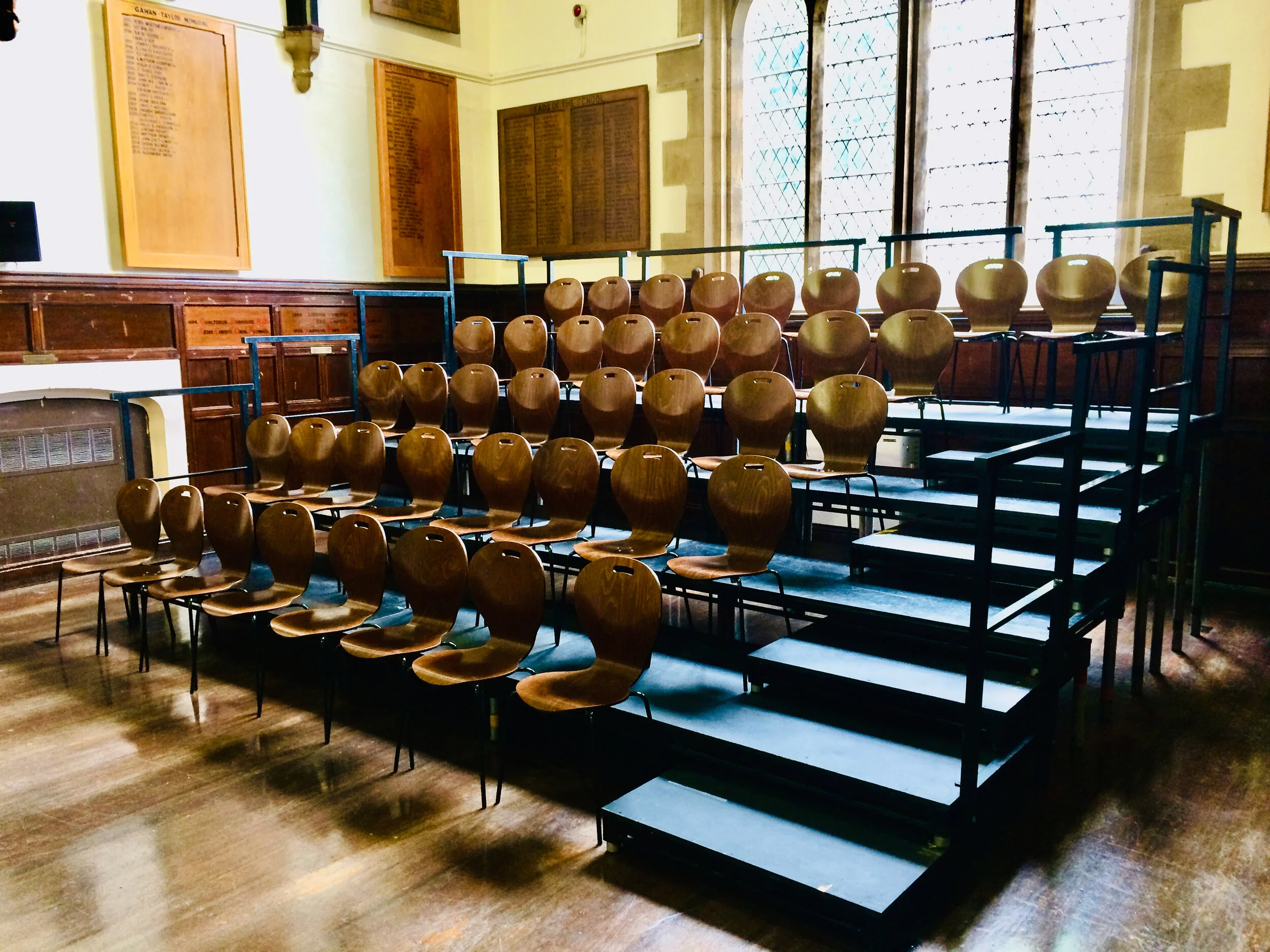 Metrodeck tiers at Durham School