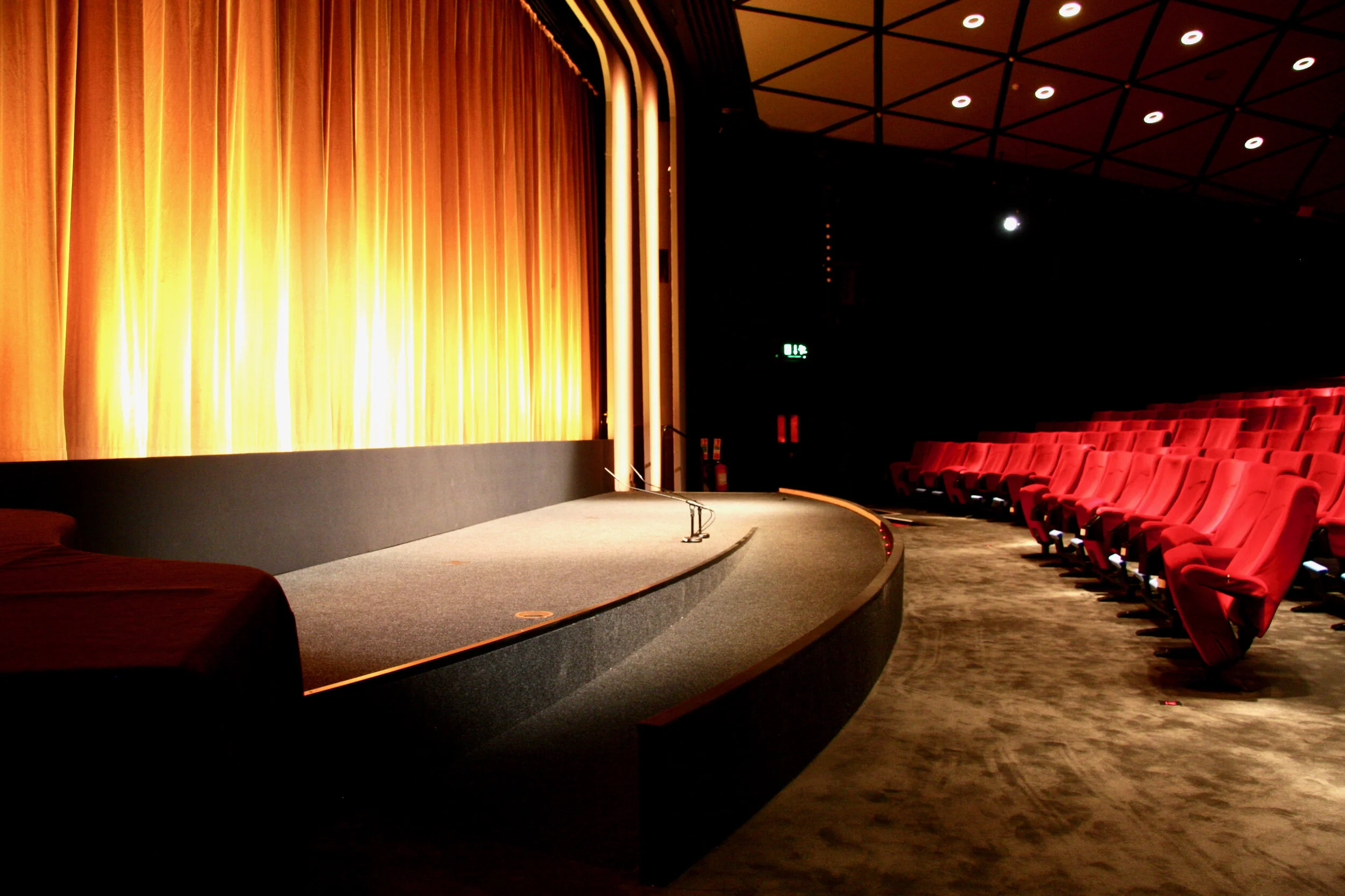 Fully accessible stage at BFI SouthBank's NFT1