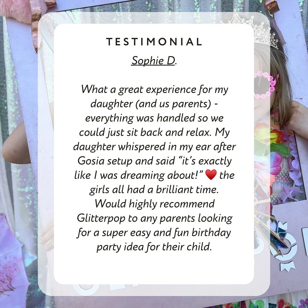 Huge thanks to Sophie D. for this glowing testimonial. We pride ourselves on creating dream setups that are easy for parents and unforgettable for kids. Click the link in our bio to book yours! 🎈 #SurreyMums #SurreyLife #GuildfordMums #WokingMums #W