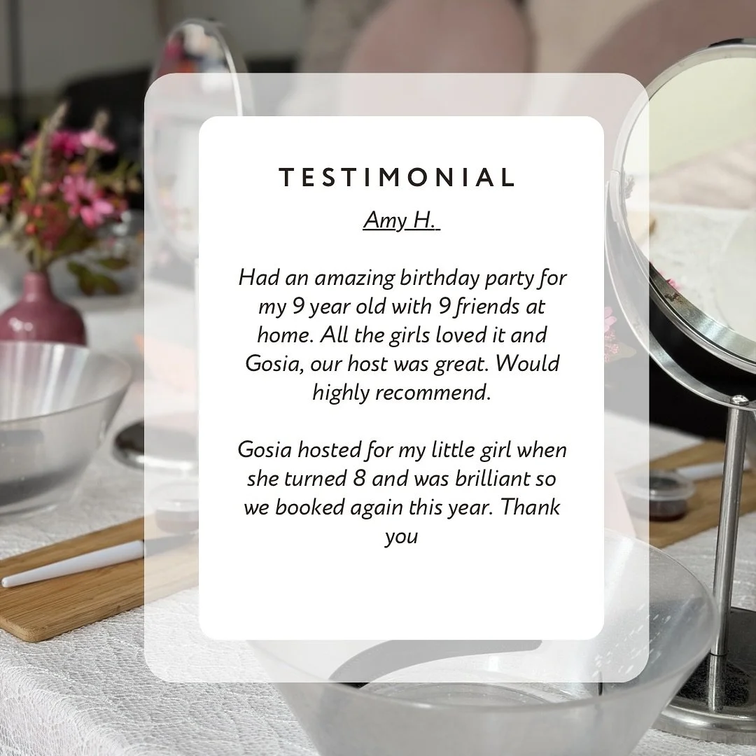 Every review and kind word means the world to us &mdash; thank you so much for taking the time to share your experience! 💛 #KidsParties #PartyHost #BirthdayFun #HighlyRecommended #GosiaParties #HomePartyIdeas #surreymums