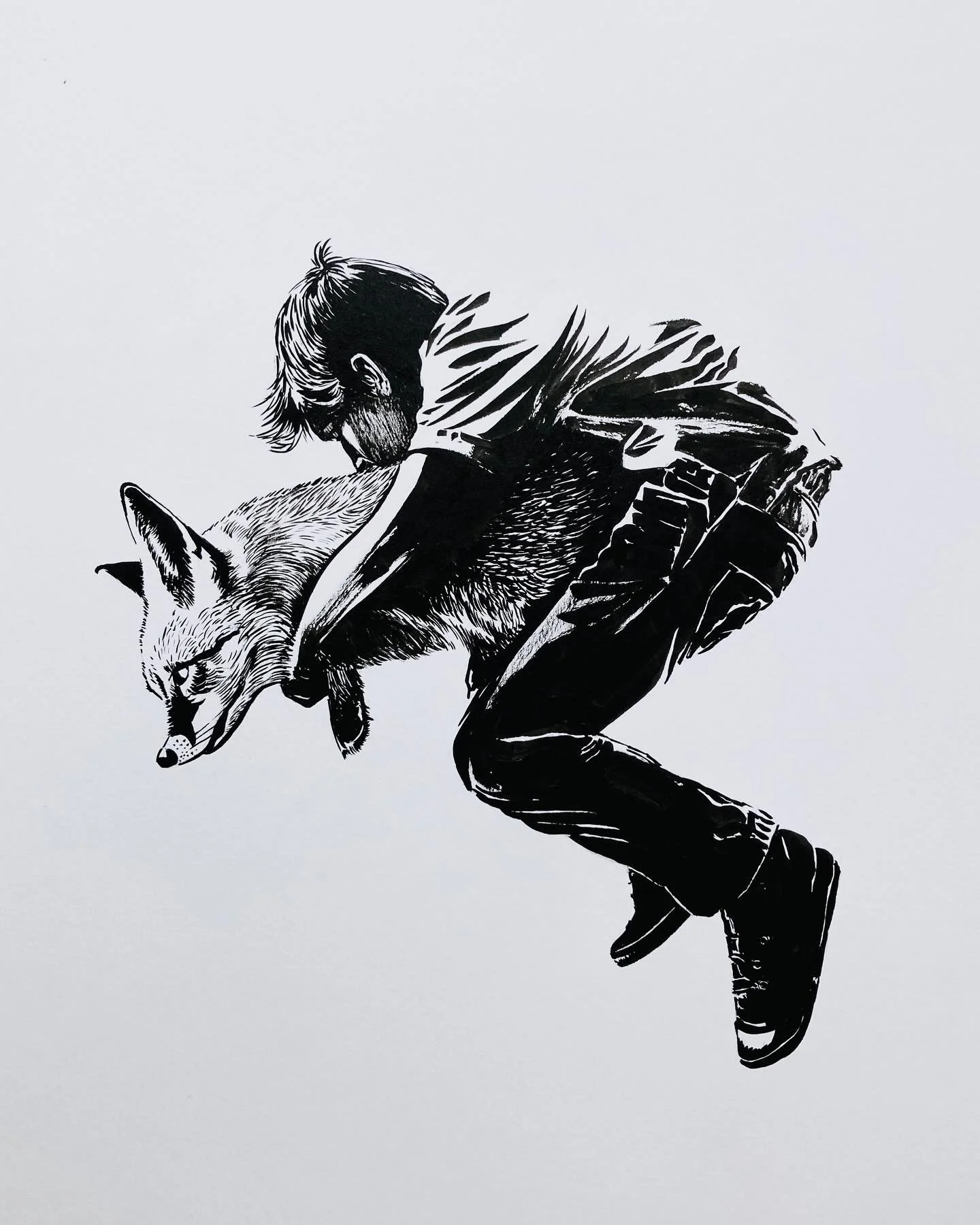 The boy and the fox