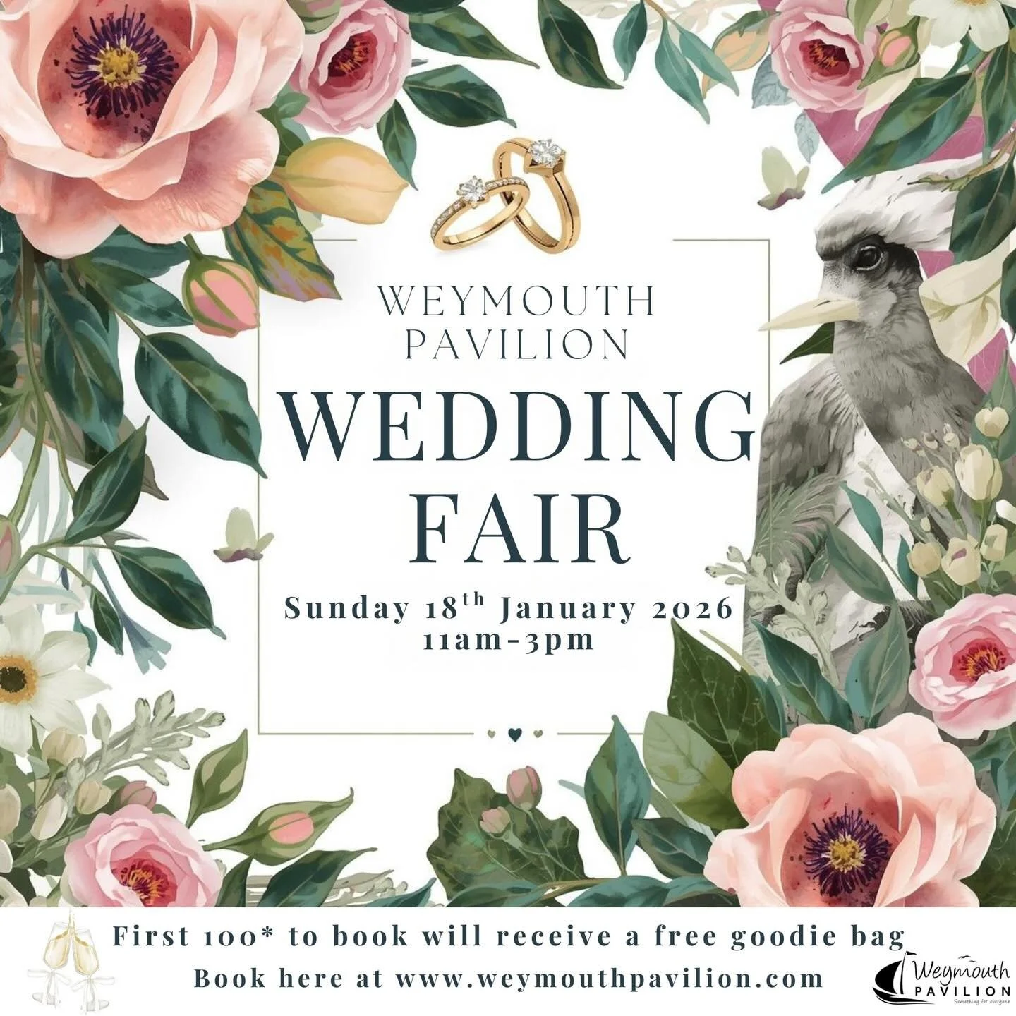 &hearts;️WEDDING FAIR ANNOUNCEMENT&hearts;️

For our first wedding fair of 2026 we will be at @weypavilion on Sunday 18th January - 11-3 🫶

We will be showcasing a selection of wedding designs &amp; be on hand to chat all things wedding flowers 🙌

