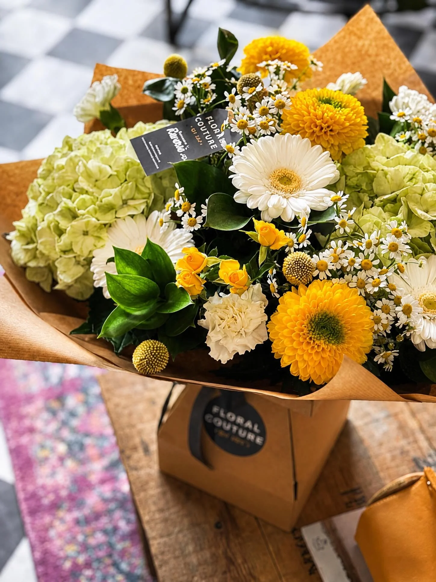 Soft blooms, golden tones, and a little touch of sunshine 🌼✨

Every bouquet we create is designed to turn everyday moments into something unforgettable. 

This handcrafted bouquet blends fresh textures, delicate daisies, vibrant blooms, and elegant 