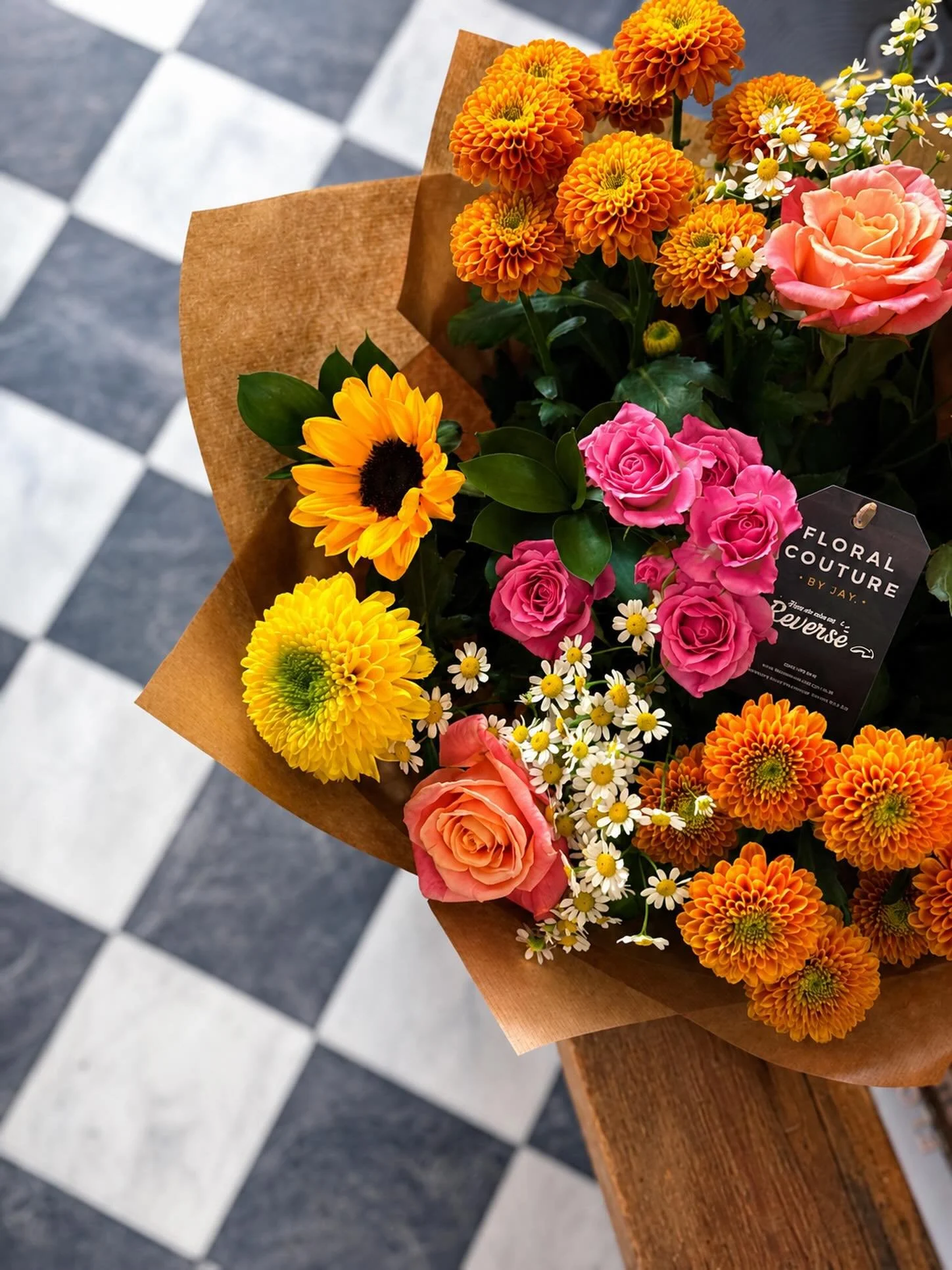 Golden hour blooms wrapped with love 🌼🧡🌸

A little burst of sunshine, softness, and elegance &mdash; handcrafted to brighten someone&rsquo;s day. From bold chrysanthemums to delicate roses and daisies, every bouquet tells its own story.

Thank you