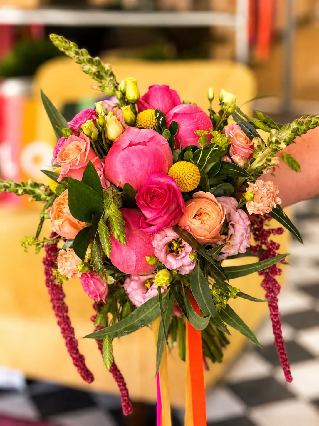 🌸💕 Our Second Wedding of the Weekend! 💕🌸

What a joy it has been to create these beautiful wedding florals for another wonderful couple this weekend.

From the vibrant bridal bouquet bursting with peonies, roses, and seasonal blooms, to statement