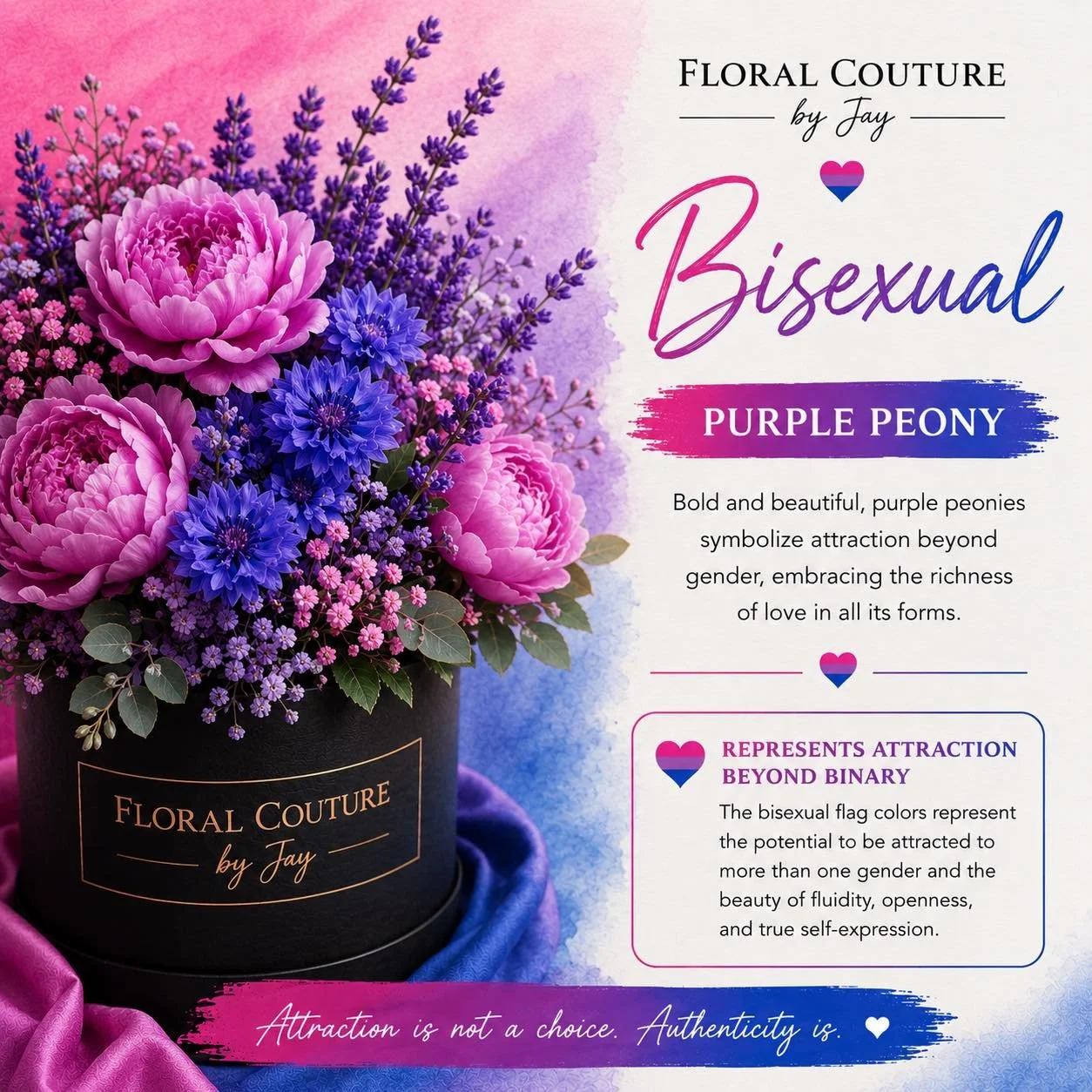 🩷💜💙 Pride Month Spotlight: Day 8: Bisexual Pride 💙💜🩷

Today we&rsquo;re celebrating the colours of the Bisexual Pride Flag&mdash;a symbol of visibility, inclusivity, and the beautiful diversity of attraction.

Featuring vibrant pinks, purples, 