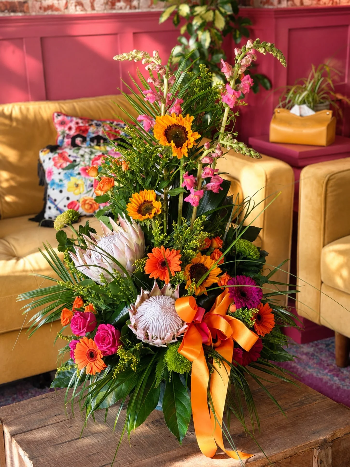Where flowers become art. 🌸✨

Every stem is thoughtfully chosen, every bloom carefully placed, and every arrangement designed to leave a lasting impression.

This bespoke creation is a celebration of colour, elegance, and nature&rsquo;s beauty&mdash