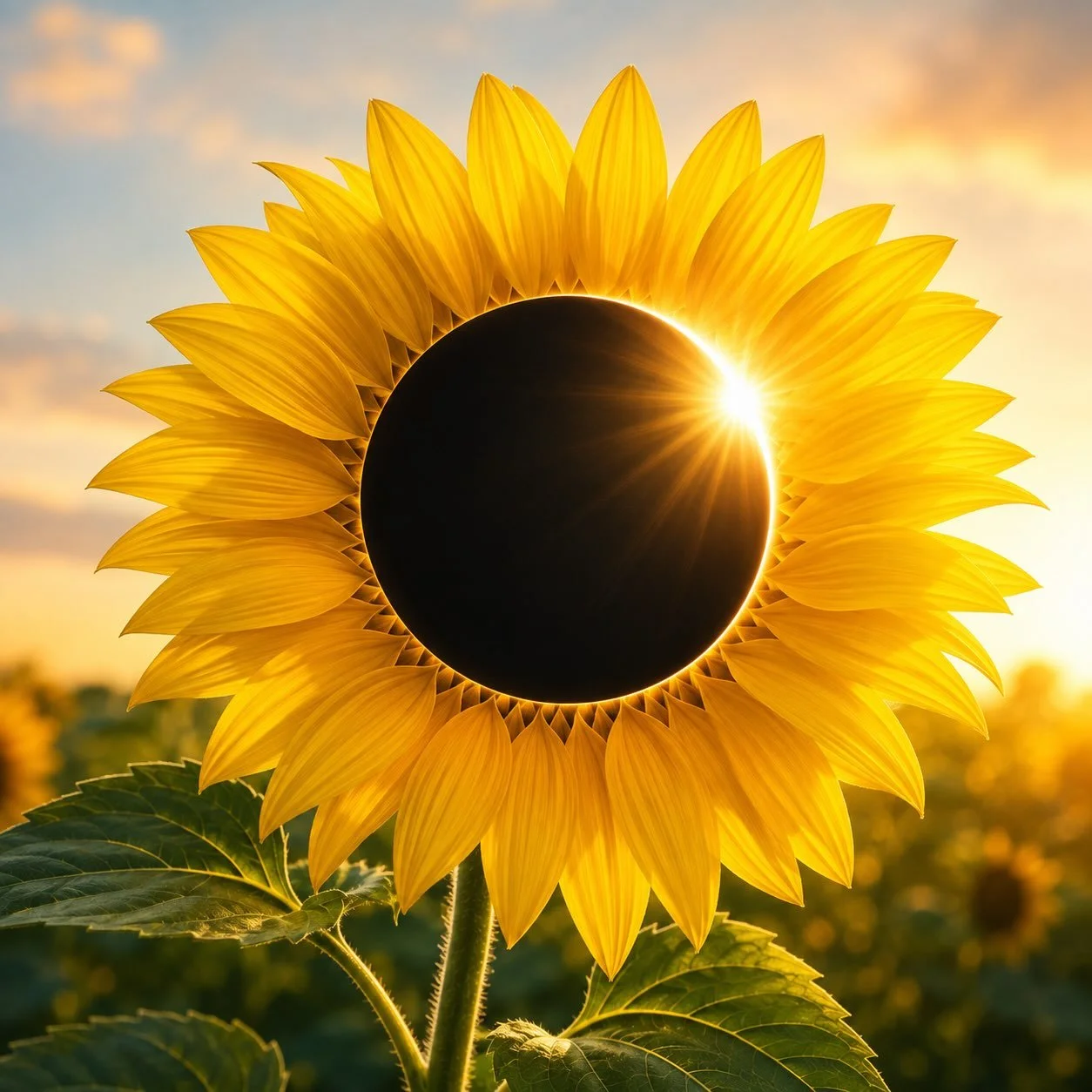 Plot twist&hellip; the eclipse was a sunflower all along. 🌻🌑✨

Even the universe knows you can&rsquo;t beat a good bloom! 😂🌻

Hope everyone enjoys the eclipse today 🥰

With love,
Floral Couture by Jay 🌸💛