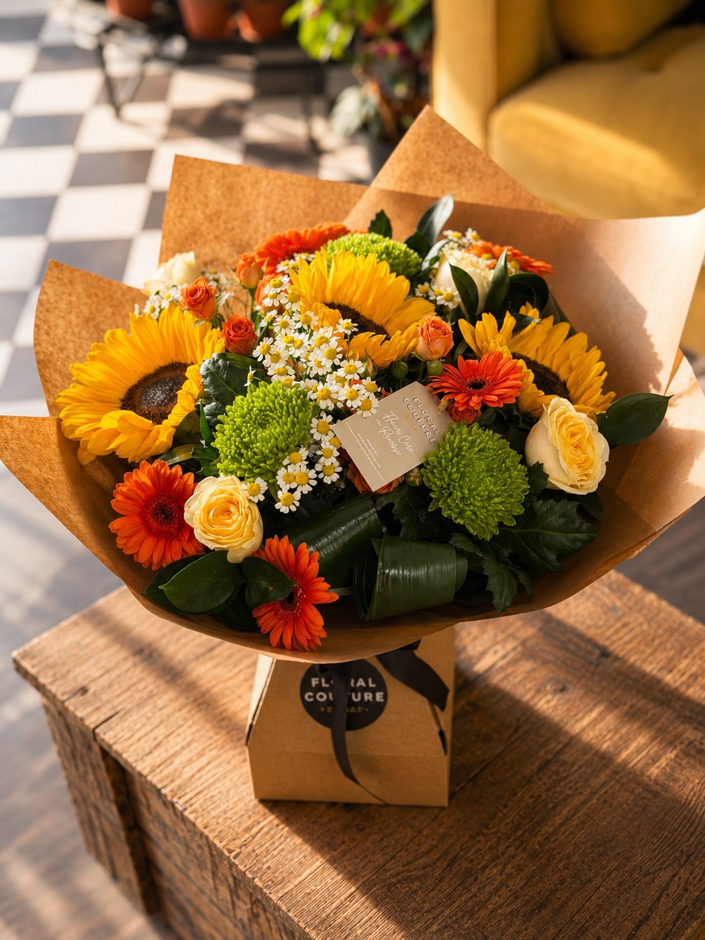☀️🌻 Is it hot enough for you?! 🌻☀️

With this mega hot weather, we thought we&rsquo;d match the sunshine with a bouquet that&rsquo;s just as bright! 🔥💛

Packed with gorgeous sunflowers, vibrant orange blooms, fresh greens and beautiful pops of ye