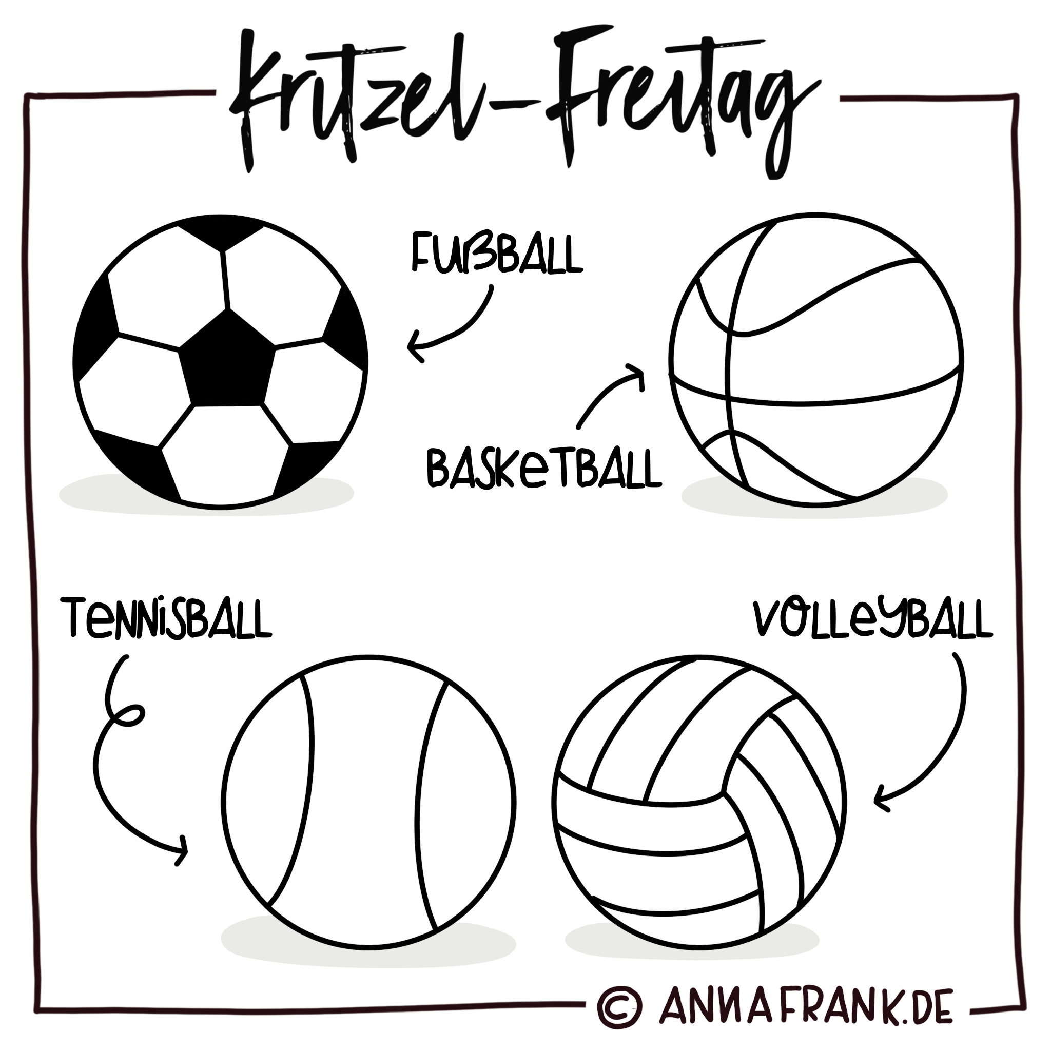 Kritzel-Freitag KW 33 - Fußball