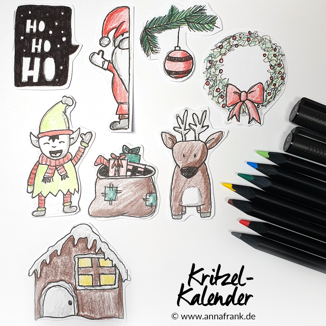 Kritzel-Kalender: Morgen geht es los! — Anna Frank - Visual Artist