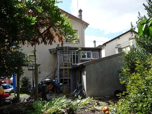 Maison existante - Vue du jardin