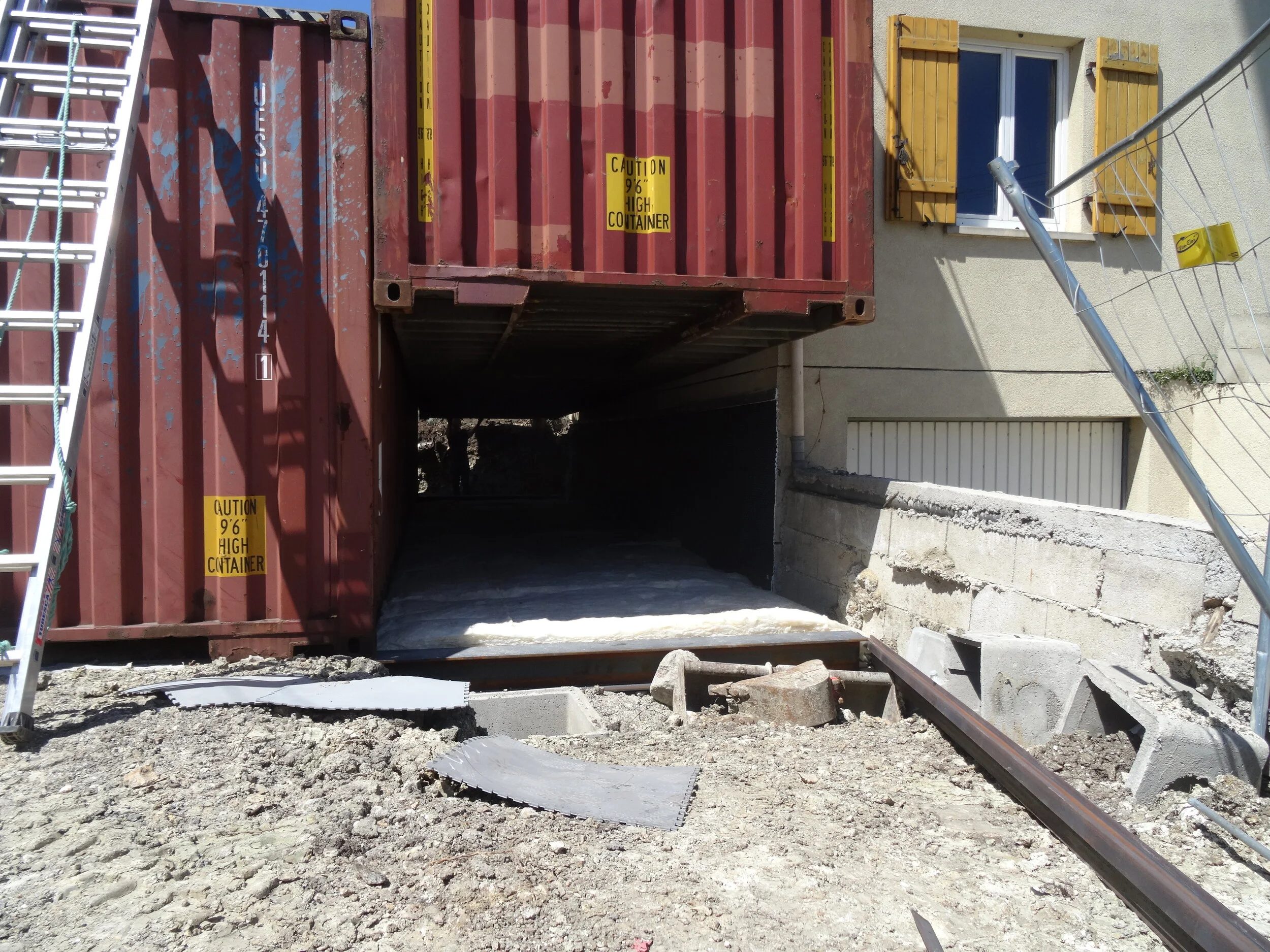 Positionnement des container 