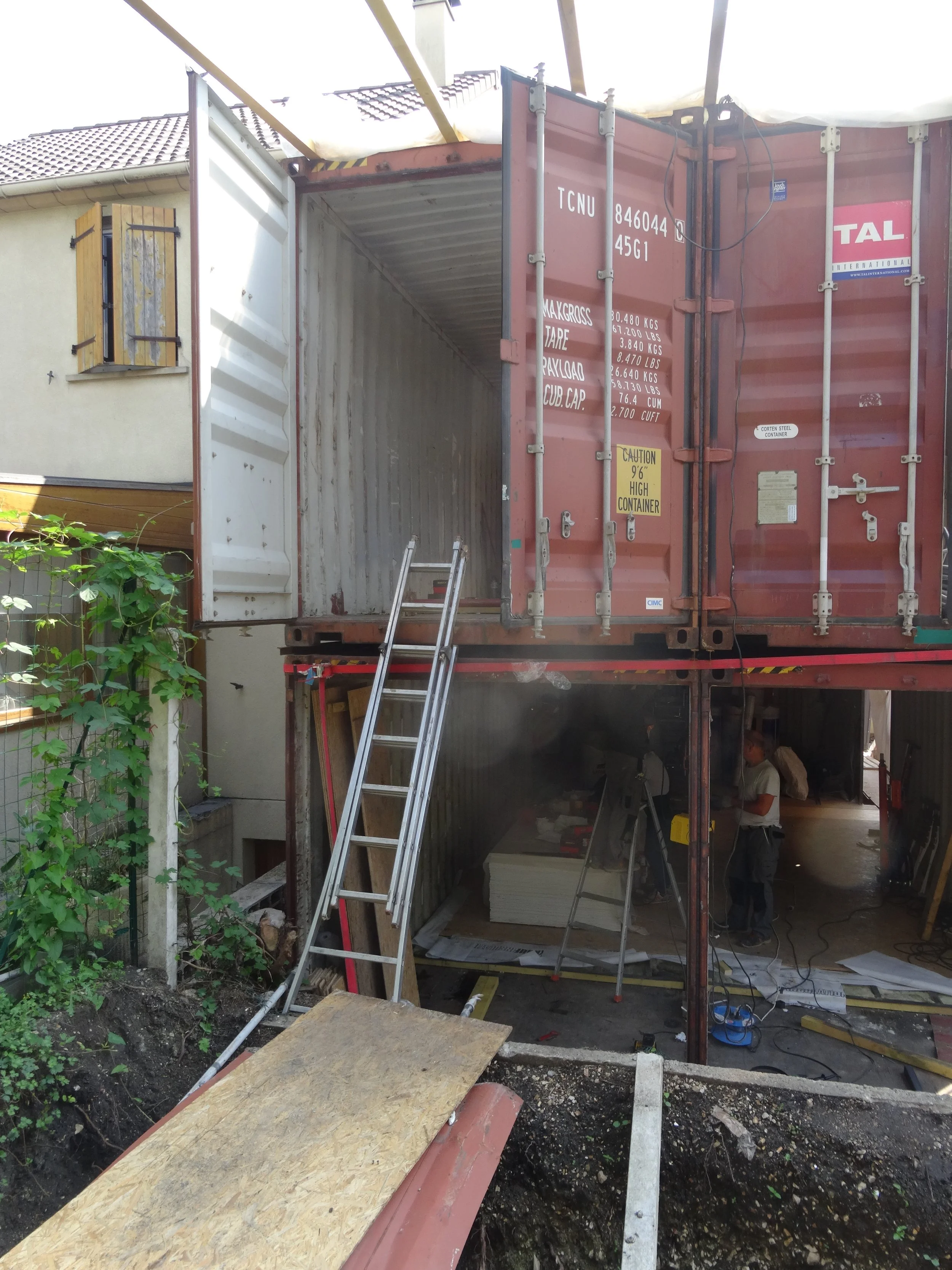 Calage des container 