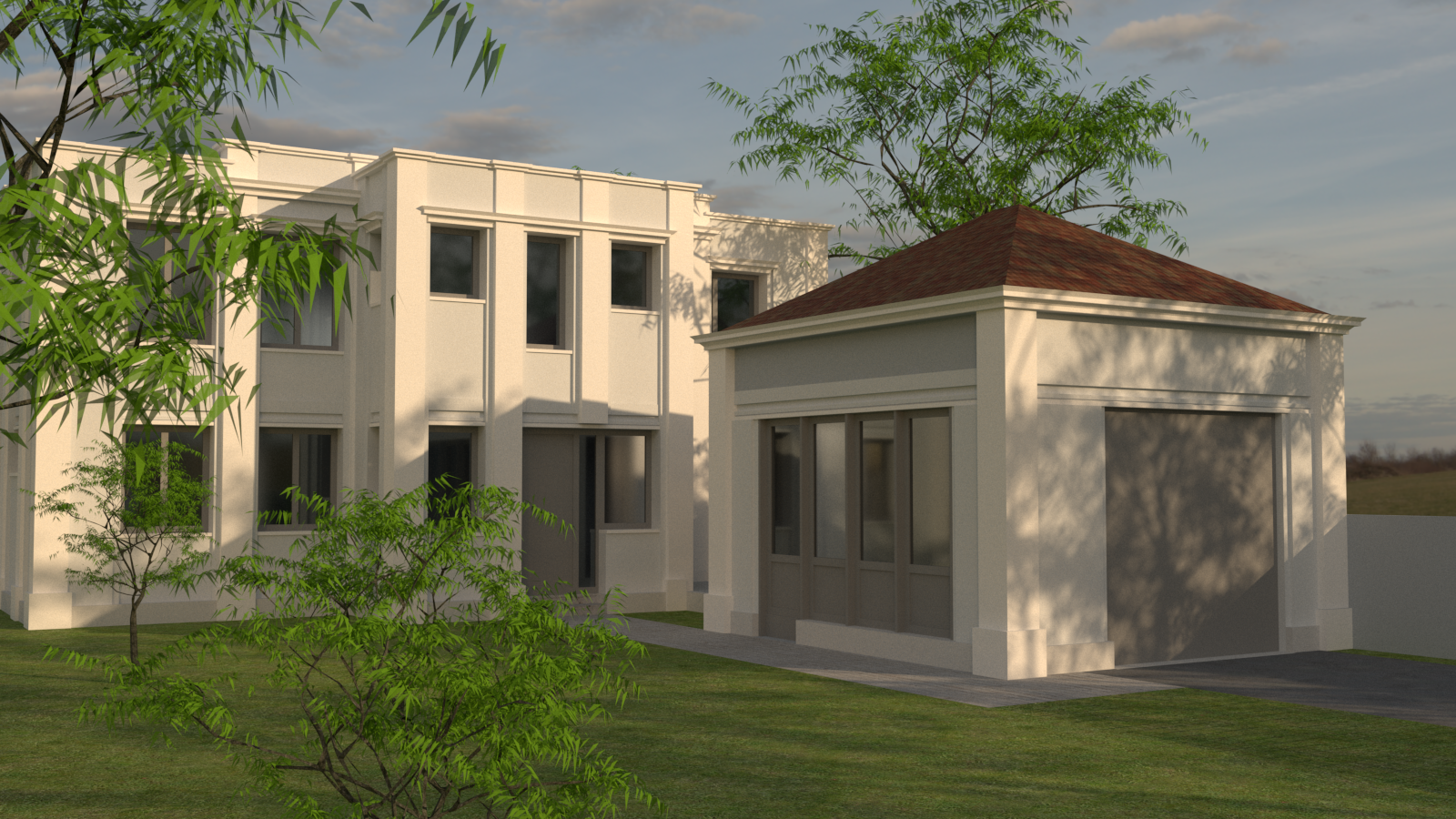 Perspective sur la maison 3