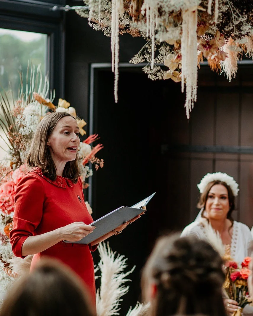 💌 Couple love letter 💌

&ldquo;Thank you for making our wedding day so incredibly special with the warm and magical prowess you brought to our ceremony!

It has been the loveliest part of our wedding prep chatting to you, every time leaving us with