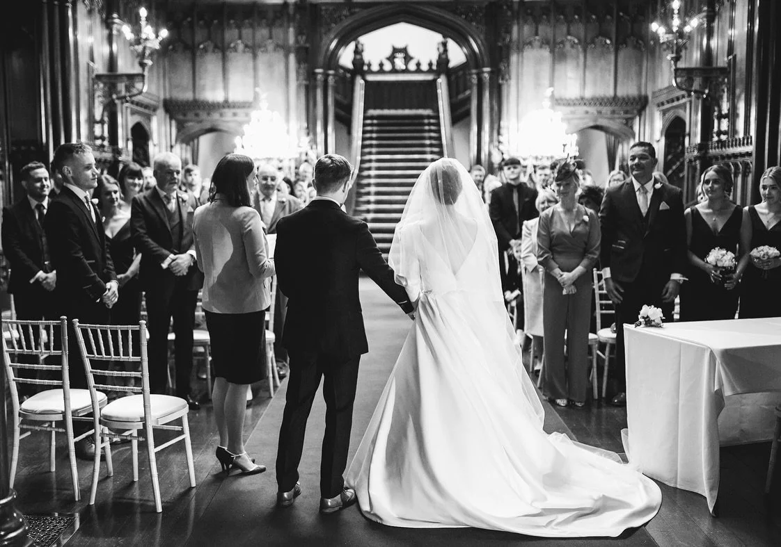 This is love! Happy anniversary, Hel&eacute;na + Jack! 

I hope you&rsquo;re spending the day holding hands and gazing into one another&rsquo;s eyes, just like on your wedding day! 😍

Photo @markhooperphotography 
Venue @allertoncastleyorkshire 
Cel