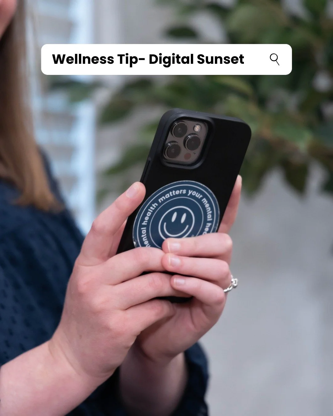 💡A digital sunset means creating a &ldquo;bedtime&rdquo; for your screens &mdash; turning off or putting away phones, TVs, tablets, and computers about 30&ndash;60 minutes before you go to sleep.

🧠The idea is to mimic how our bodies are designed t