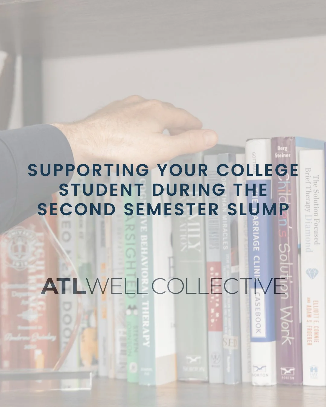 ON THE BLOG: Supporting Your College Student During the Second Semester Slump by Colin Morris, Counseling Intern

If your college student seems less motivated or more overwhelmed this semester, you&rsquo;re not alone.
The &ldquo;second semester slump