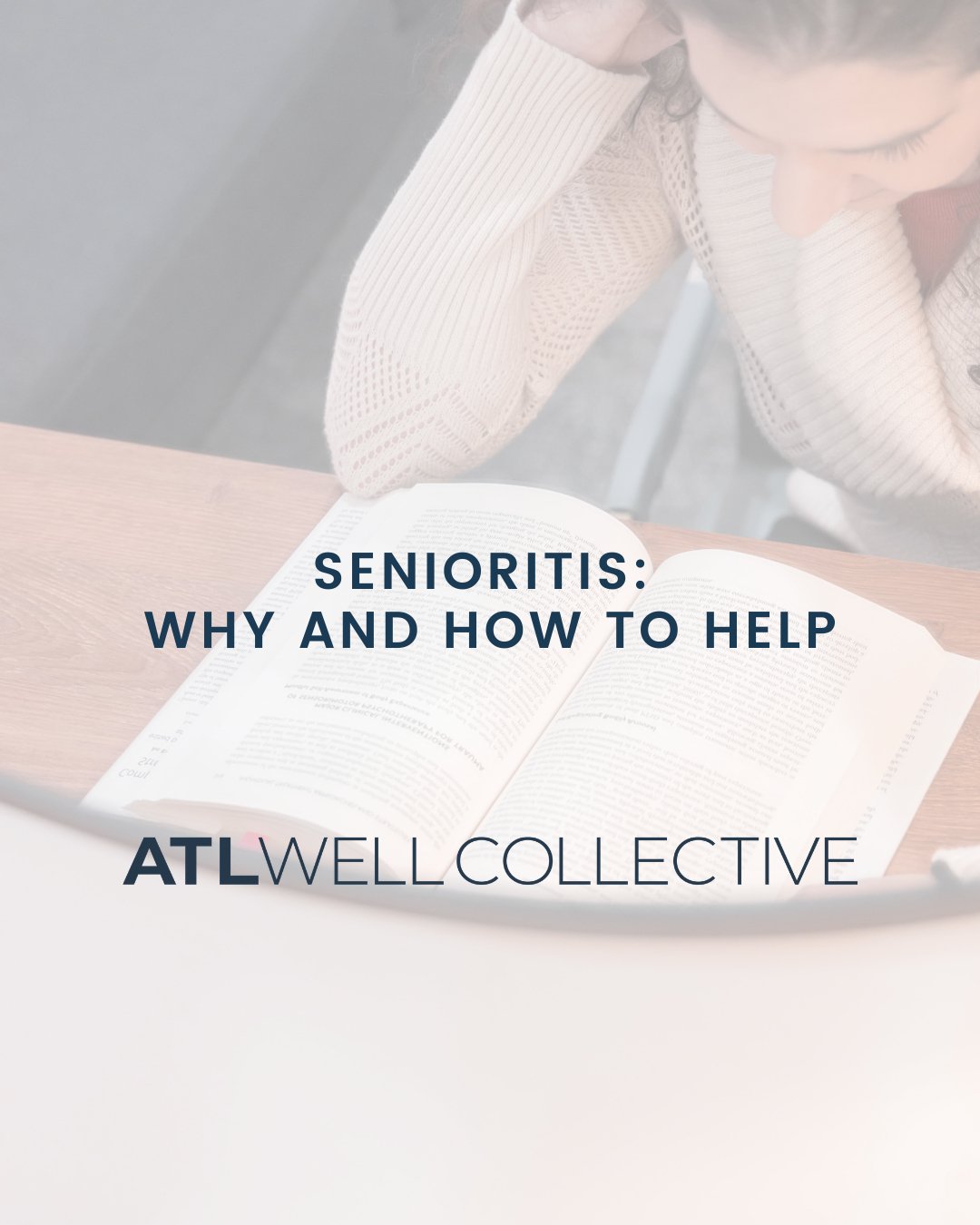 ON THE BLOG: Senioritis: Why and How to Help by Elizabeth Neal, MSW, LMSW

Senior year is often called a victory lap, but for many students it feels more like burnout. &ldquo;Senioritis&rdquo; isn&rsquo;t just laziness&mdash;it&rsquo;s often mental f