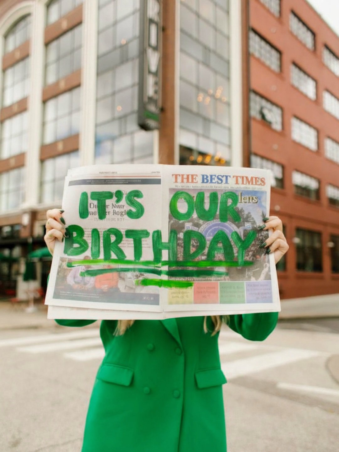 Happy Birthday Remember Media ♾️💚

(SAY IT BACK!!!!)

Yesterday she turned SIX! Her first birthday in the new studio on South Main. So we closed the laptops, ordered pizza from our neighbors down the street, popped champagne, ate cake, and played ma