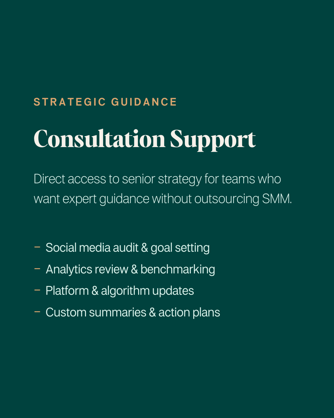 Consultation Support