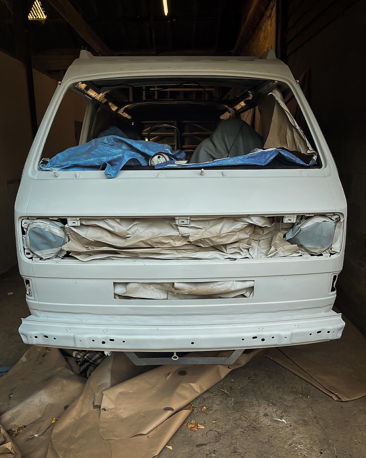 Apologies for the lack of Van update have been busy painting it, just got to cut and buff the paintwork and then putting it all back together so I can get it on the road! 😃 This is after the van had all been primered&hellip; photo to come soon of it