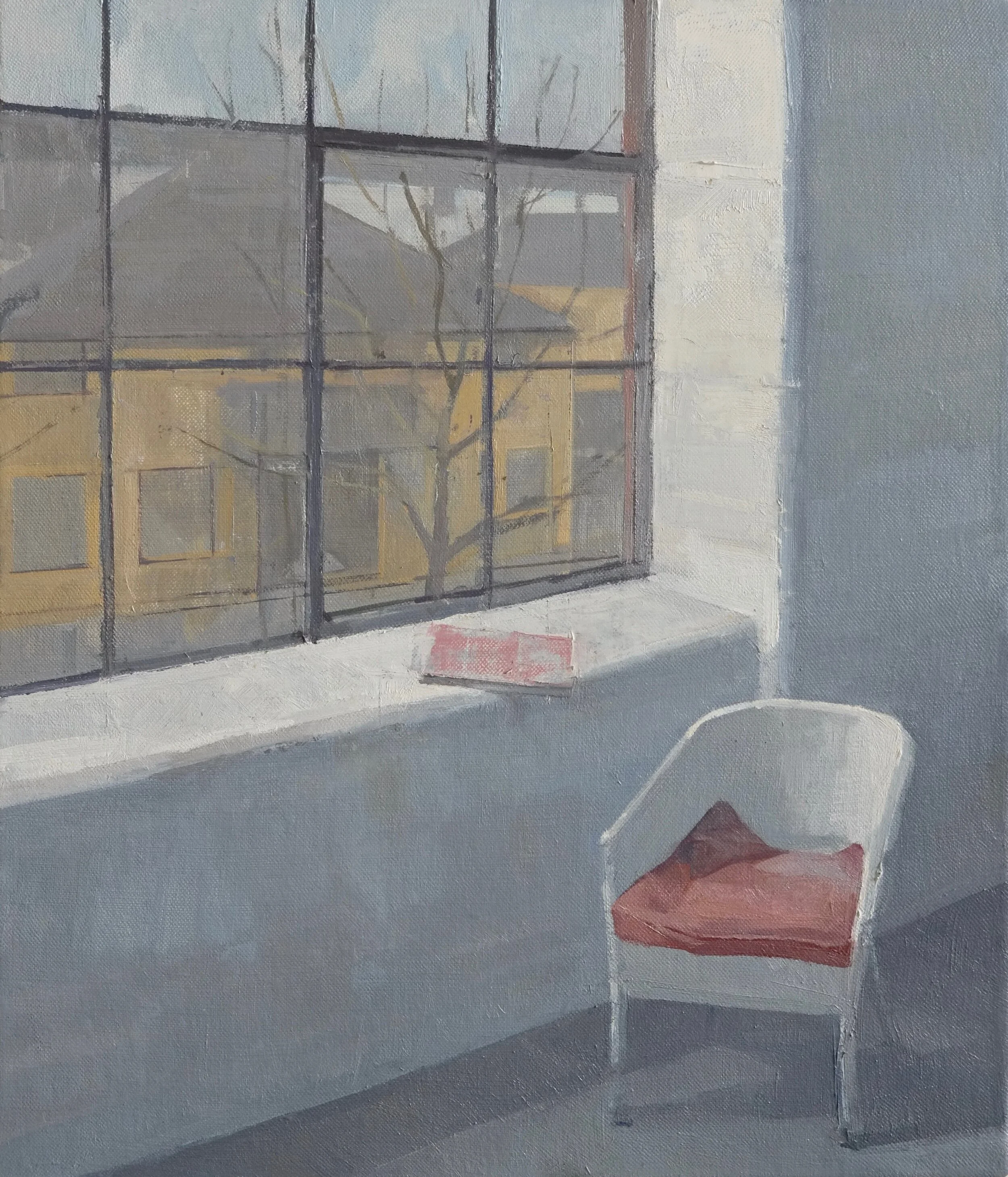 Studio Interior with a Lloyd Loom Chair