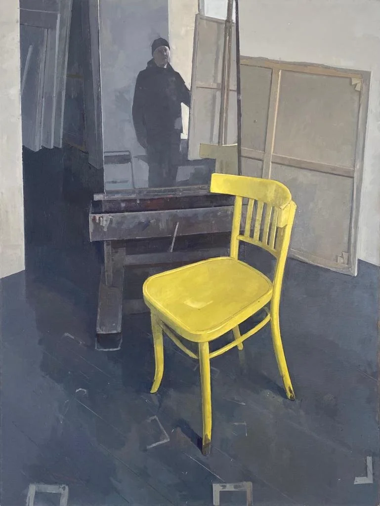 Studio Interior with Yellow Chair