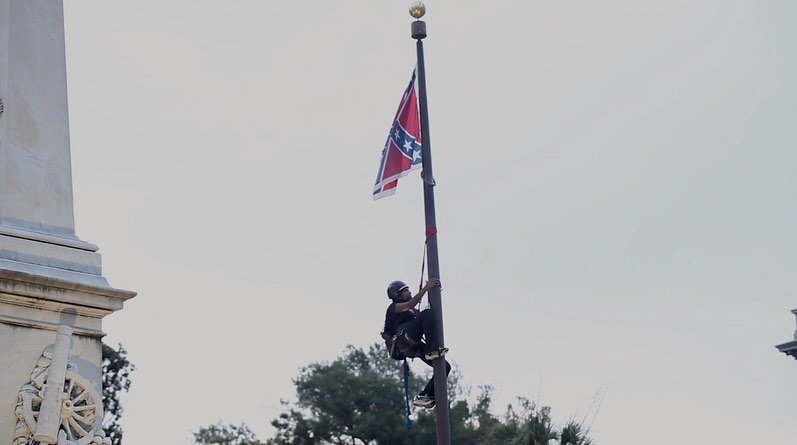 COMING JULY 12th to PBS: Presenting DOWNING OF A FLAG a two-hour documentary film that focuses on the Confederate Battle flag and its impact on the people, politics, and perceptions of South Carolina and beyond.
&bull;
Presented by SCETV nationwide J