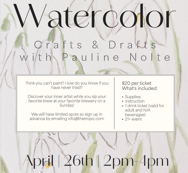 Crafts & Drafts - Watercolor!
