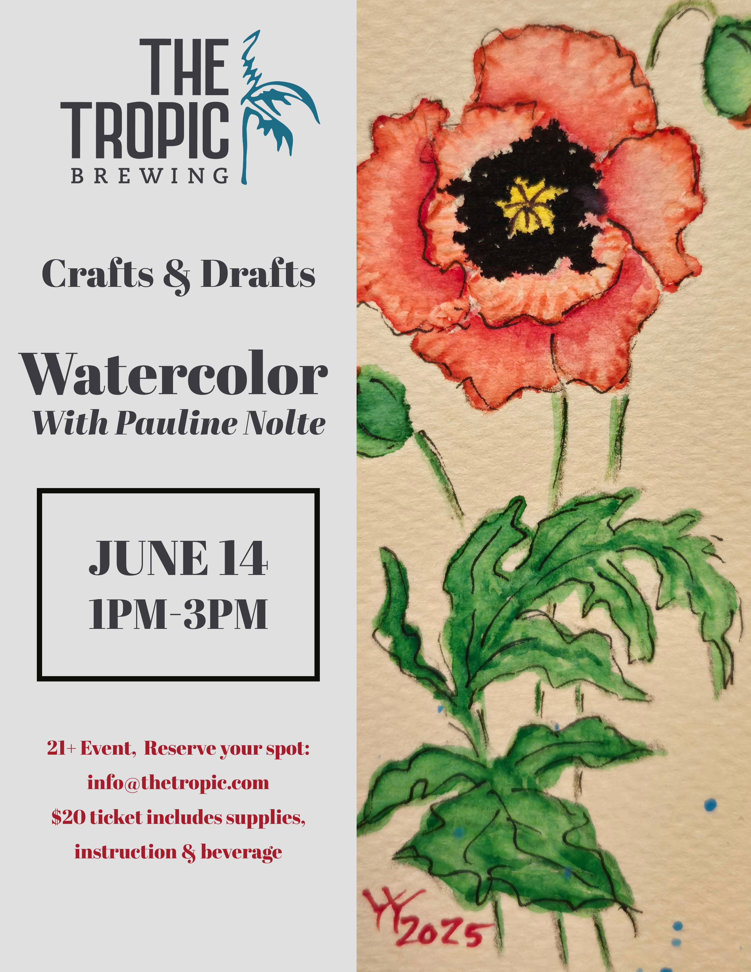 Crafts & Drafts - Watercolor!