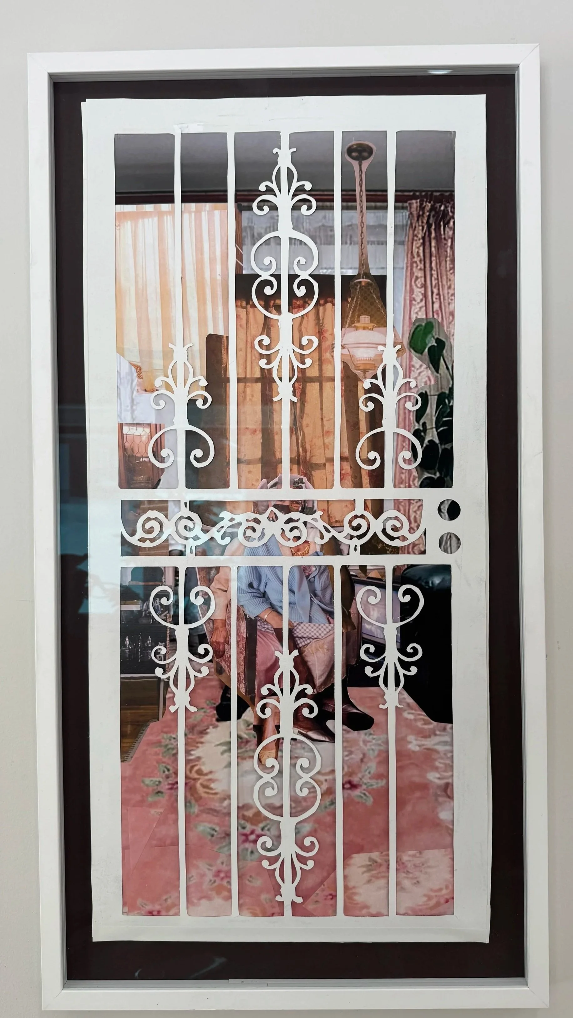 "The house that held us"
18x24
Collage on paper