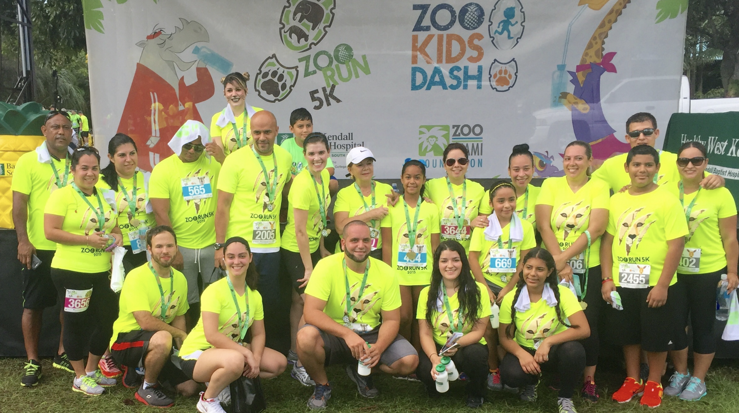 UPM's first of many Zoo Runs to raise money for Zoo Miami and their education and conservation efforts.