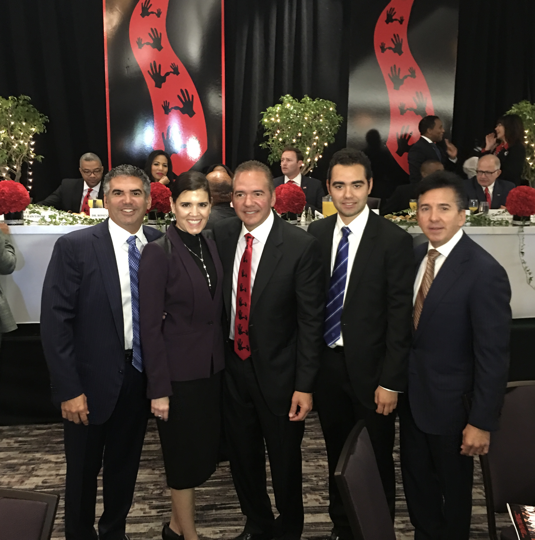 The Milton family at the Martin Luther King luncheon for the 5000 Role Models Induction. The Miltons have been major sponsors for over 15 years!