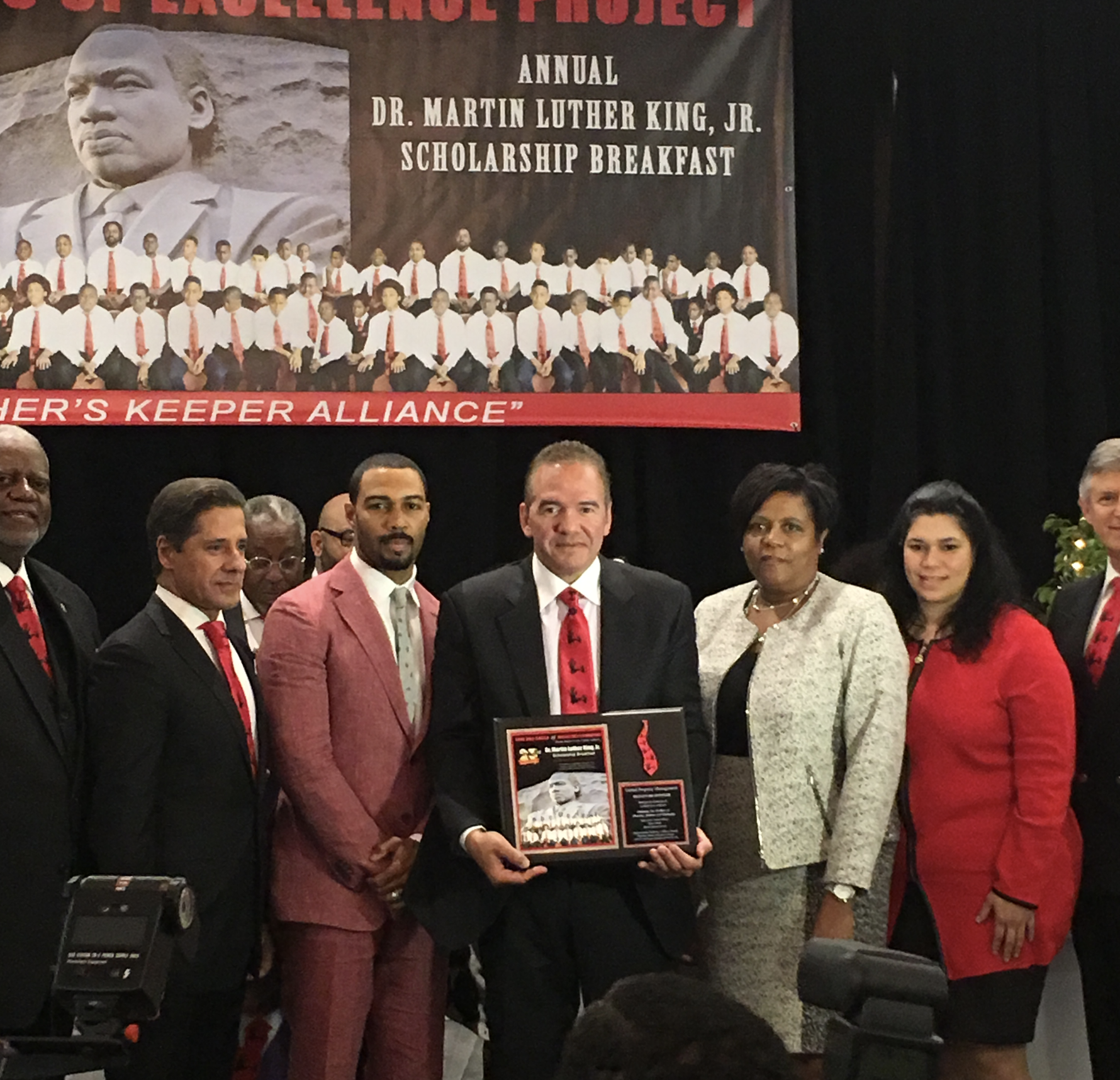 The induction of Cecil Milton into the 5000 Role Models of Excellence Project.