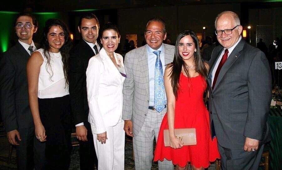 The Milton Family at the Claude Pepper Awards.