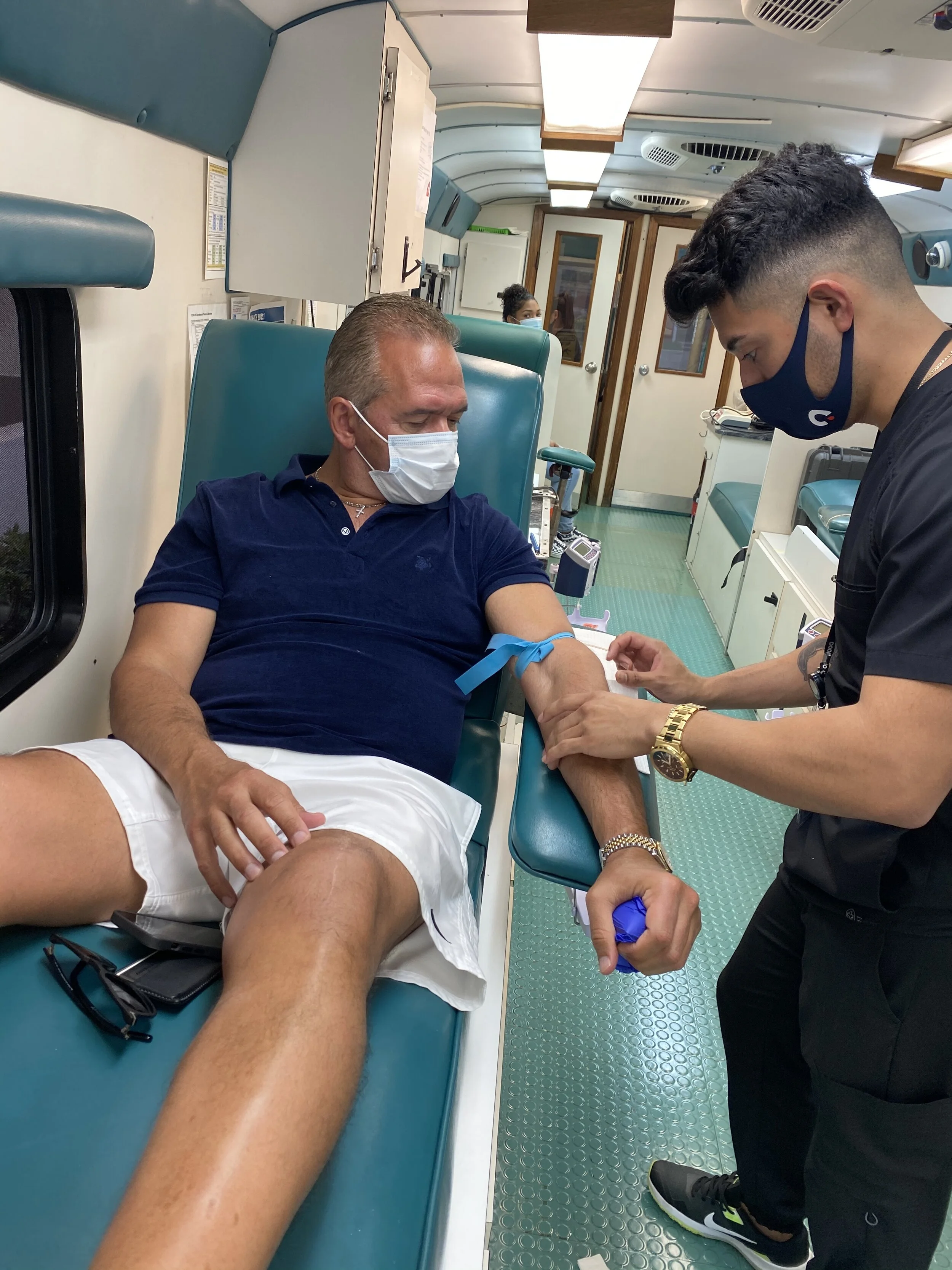 Trustee Cecil Milton donates life-saving blood through OneBlood in support of Red Cross's work to ensure a viable blood supply.