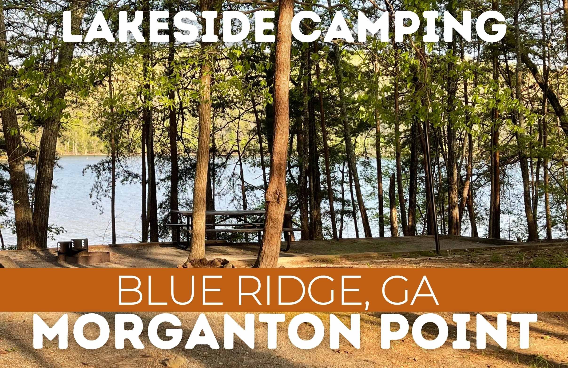 Lakeside camping in Blue Ridge GA