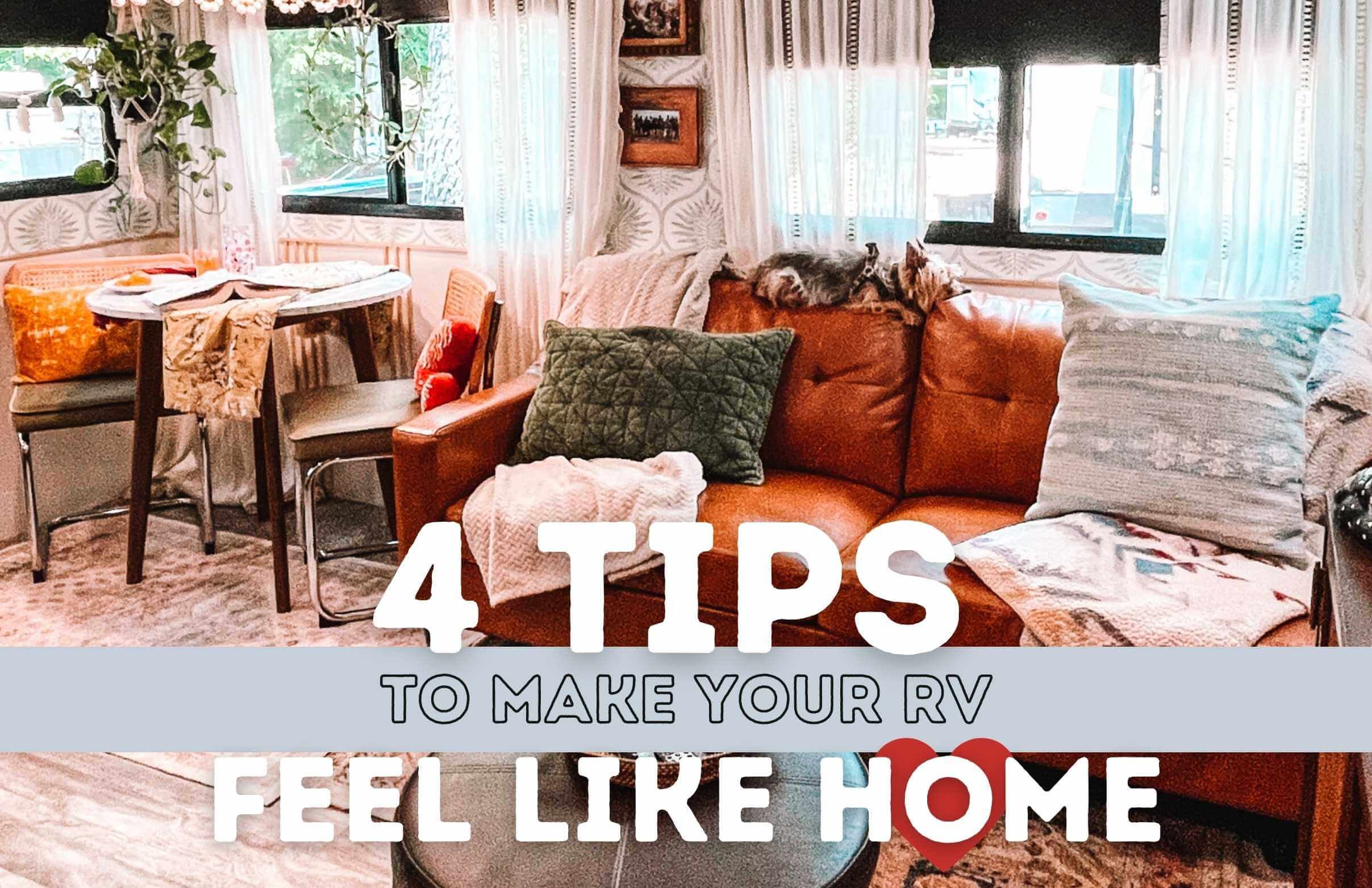 RV Decorating Ideas: 4 Ways to Make Your RV Feel Like Home ...
