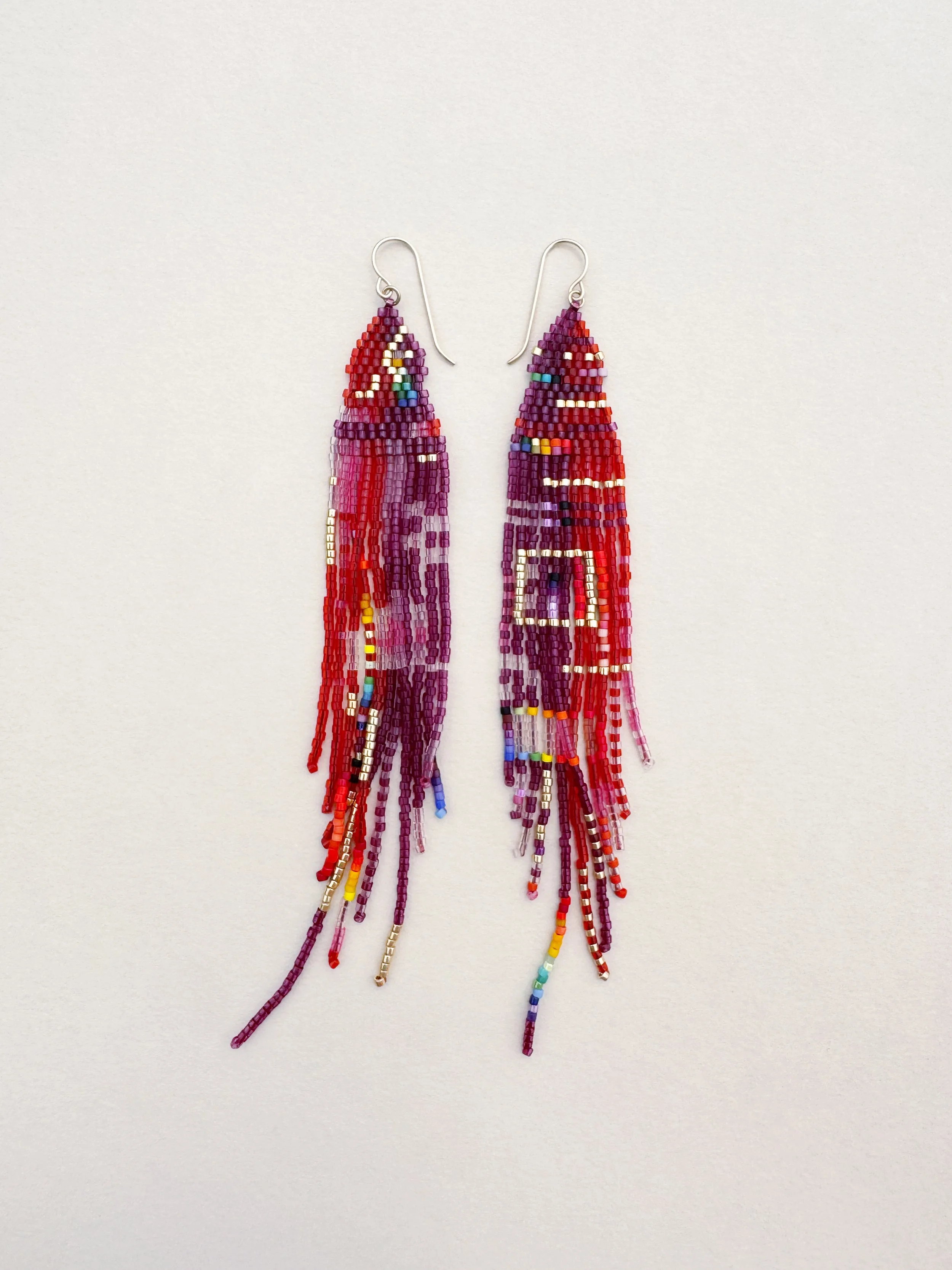 Ruby Stream of Consciousness earrings