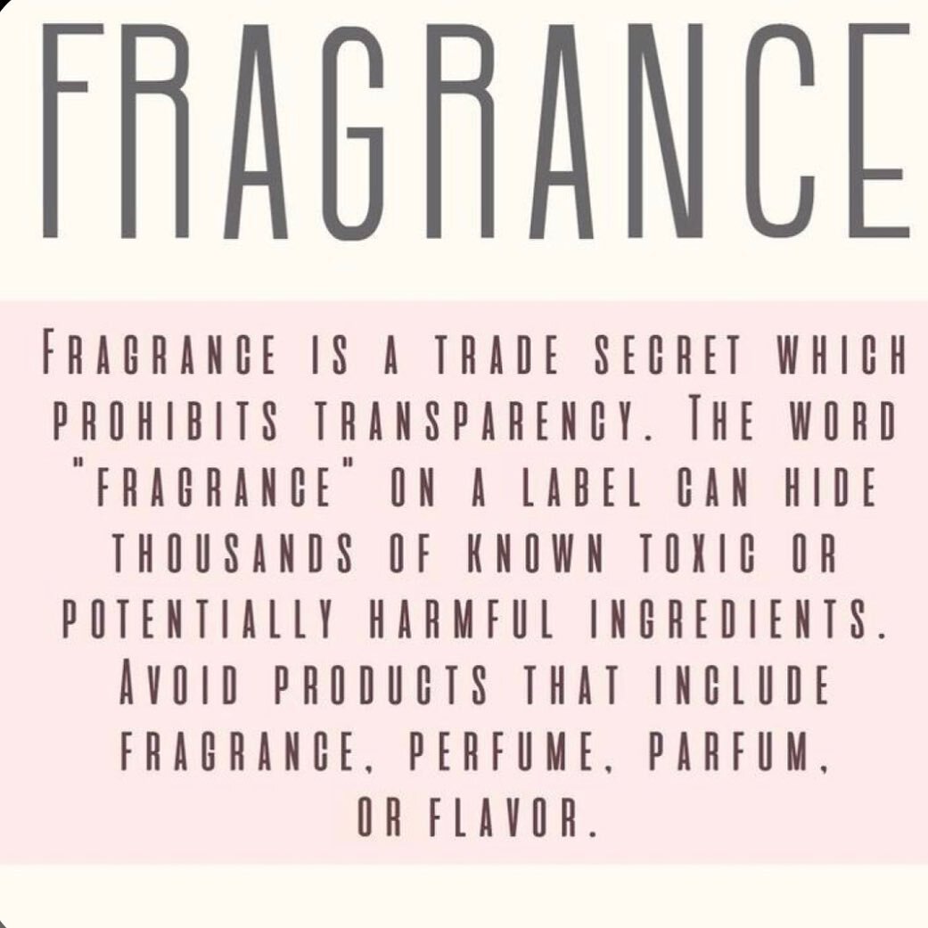 𝓣𝓲𝓹 𝓣𝓾𝓮𝓼𝓭𝓪𝔂:

Fragrance is basically a blend of aromatic extracts from natural and synthetic ingredients. Without you knowing, fragrance can irritate skin, have toxic hormonal effects, and may even cause cancer. It may smell fabulous, but i